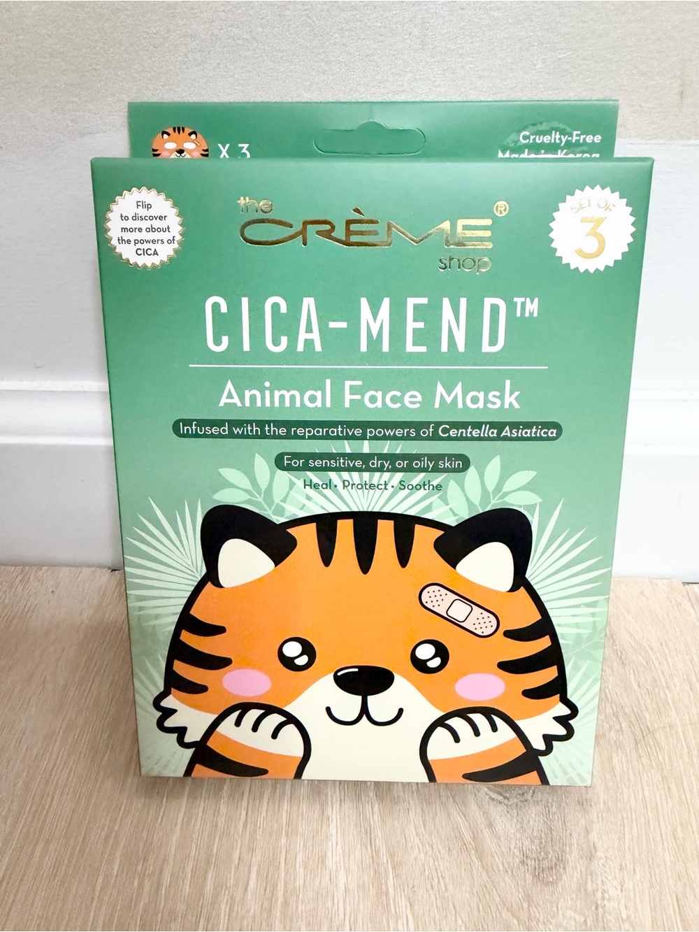 The Crème Shop Cica-Mend Animal Face Mask